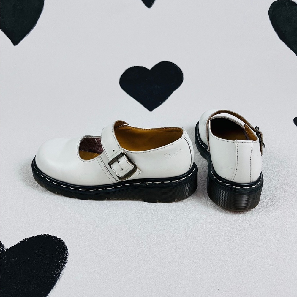 Vintage Dr. Martens White Mary Jane Dress Shoes *first photo is not my photo*